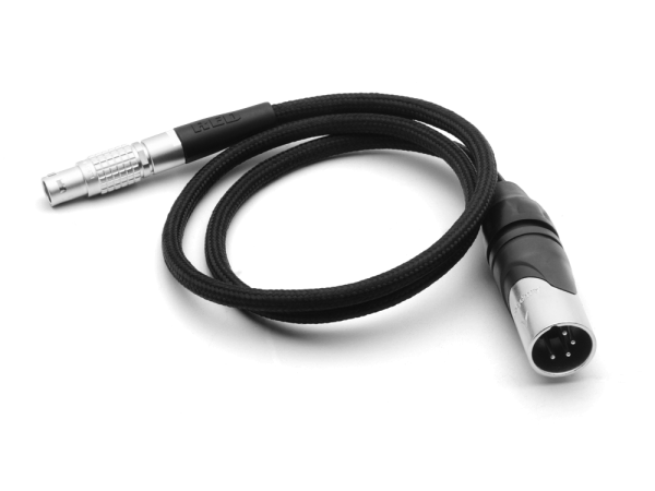 RED - 4-pin XLR to 2-pin Lemo Power Cable