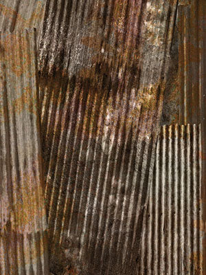 10x10 - Corrugated Sheet Metal Backdrop