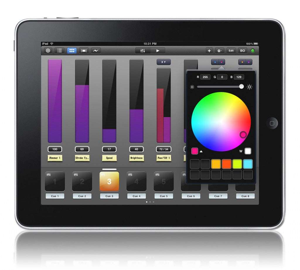 Luminair Wireless DMX iPad Controller - OHD Studios